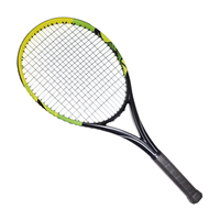 Raquette de tennis personnalisée de 27 pouces en fibre de carbone de haute qualité, intégrée au polyester, flexible, légère, ajustement universel, marque ODM OEM