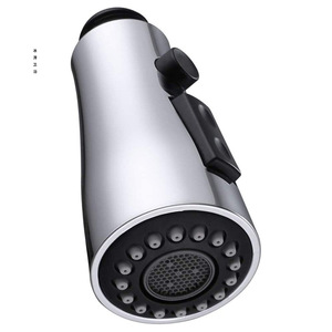 Robinet de cuisine extractible Bingtao avec douchette intégrée, finition noire brossée électrolytique, deux modes de jet d'eau - Product Image 2
