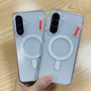Funda Magnética Transparente para Teléfono <span class=keywords><strong>Samsung</strong></span> A57 A27 A37 S26 Ultra <span class=keywords><strong>Z</strong></span> <span class=keywords><strong>Fold</strong></span> 8 <span class=keywords><strong>Flip</strong></span> 8, Carcasa Transparente Antigolpes para iPhone 18 PM - Product Image 6