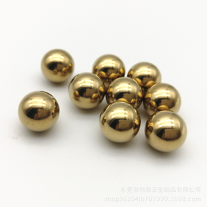 솔리드 황동 볼 황동 도금 스틸 볼 8mm 10mm 나사산 고광택 DIN 표준 - Product Image 3