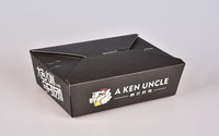 Boîte à sushi écologique en kraft, boîte à emporter imperméable, boîte à emporter pour la restauration rapide