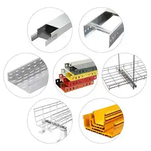 Heavy-Duty Galvanized Trough Cable Tray with Fireproof Coating for Optimal FTTX and POE Equipment Cable Routing and Protection