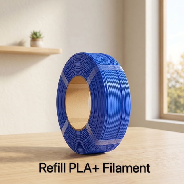 REFILL PLA+ 3D Printing Filament 1.75mm 1KG PLA+ High-flow Formula Stable and Smooth No Clogging Suitable for Bambu Lab Printers