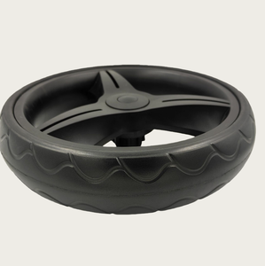 出厂价 6.5 英寸聚氨酯和 EVA 轮子，带滚珠轴承，适用于婴儿推车/童车替换件、餐厅使用 - Product Image 6