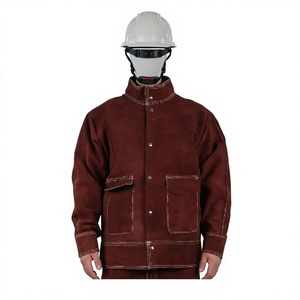 ชุดป้องกันความร้อนและสารกันไฟระดับ D สำหรับงานเชื่อมโลหะ ยี่ห้อ Iboate AB Grade Cattle Neck Skin Safety Clothing ทนทานต่อการสึกหรอและกันความร้อน - Product Image 3