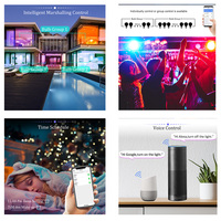 Plafonnier encastré intelligent WiFi RGBCW Tuya, sans cadre, dimmable, RGB, lumière descendante, pot de lumière