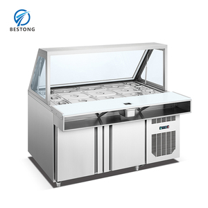 <span class=keywords><strong>Réfrigérateur</strong></span> de bar à salade à bas <span class=keywords><strong>prix</strong></span> Vente flash <span class=keywords><strong>Réfrigérateur</strong></span> de bar à salade <span class=keywords><strong>Réfrigérateur</strong></span> d'affichage de salade pour restaurant - Product Image 1