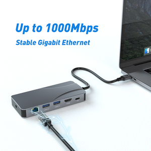11 Trong 1 USB C HUB HDMI 4K60Hz USB 3.0 5Gbps Pd100W Nhanh Chóng Sạc USB 3.0 Giao Diện Loại C Docking Station - Product Image 3