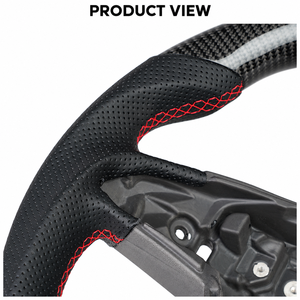 Volant aspect carbone W205 2015-2018 pour Mercedes-Benz Classe C – Remplacement personnalisé en gros pour l'amélioration de l'intérieur du véhicule - Product Image 2