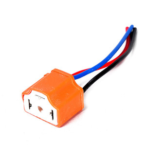 H4 gốm cắm H4 Hi/lo Led Đèn Pha Sương Mù Ánh sáng Ổ cắm bóng đèn holder3 Pin Cắm H4 ổ cắm kết nối - Product Image 5