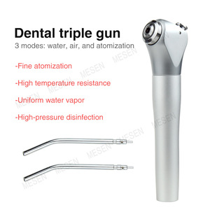 Pistolet triple dentaire Mesen avec interface 3,1 mm, jet d'atomisation, équipement de thérapie buccale en acier inoxydable - Product Image 5