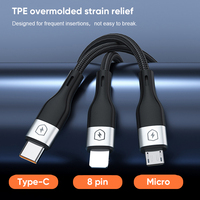Câble de données mobile de type C OEM V8 1m 2m 3m Câble de chargeur de téléphone personnalisé Protection de câble de type C Fil micro nylon tressé Câble de données