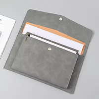 Carpeta Portadocumentos de Piel Sintética PU, para Oficina, Negocios, Almacenamiento de Contratos, para Organizar Documentos Importantes, Venta al Por Mayor