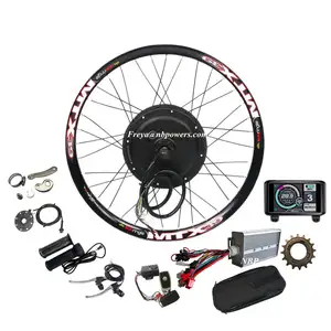 UK Stock!!! MTX 26" 27.5"29" 135mm 72V3000w hub motor electric bike conversion kit with colorful LCD display