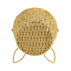 Home Decor Natural Woven Straw Bunny Easter <b>Basket</b> Easter Gift <b>Storage</b> <b>Basket</b> Wholesale From Vietnam - Product Image 4
