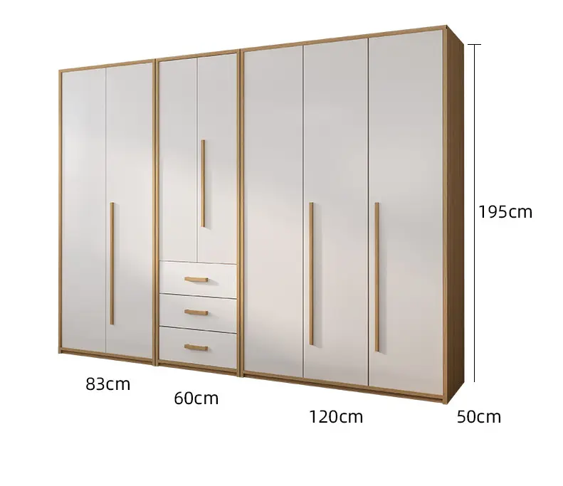 2020 latest design furniture the overall bedroom wardrobe combination modern and simple Wardrobes Bedroom Closet