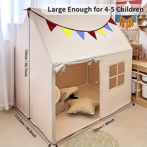 เต็นท์เด็กเล่นขนาดใหญ่สำหรับเด็กผู้ชายและเด็กผู้หญิงเต็นท์ทร<span class=keywords><strong>ง</strong></span>สี่เหลี่ยมสีขาวสะอาด<span class=keywords><strong>ง</strong></span>่ายสำหรับบ้านเด็กเล่นกลา<span class=keywords><strong>ง</strong></span>แจ้งคุณภาพสู<span class=keywords><strong>ง</strong></span>ทุกฤดู - Product Image 6