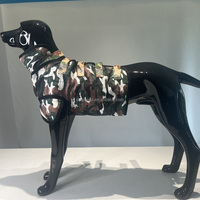 Gilet de protection camouflage personnalisé pour chien, idéal pour l'entraînement sur le terrain, la randonnée, le camping, la sécurité des animaux de compagnie, équipement tactique de survie OEM ODM