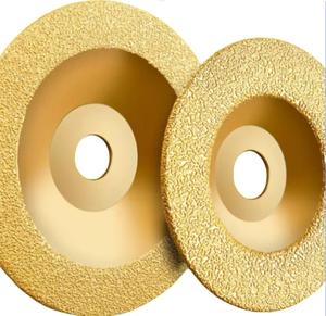 M10 100 mét độ cứng cao brazed kim cương Mài đĩa OEM cong Bát Đá đánh bóng đĩa cho gạch ceramic vitrified gạch - Product Image 1