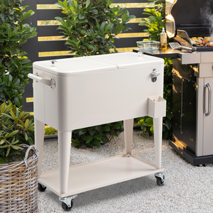 Diseñado para la Resistencia: Nevera Aislada de 80QT con Patas de Hierro y Diseño Elegante - Product Image 5