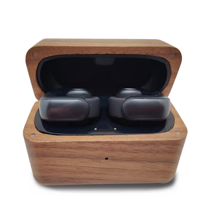 Vente chaude Artisan Bamboo Case pour <span class=keywords><strong>Bose</strong></span> Structure ouverte ultra respirante et mousqueton Clip housse pour écouteurs - Product Image 2