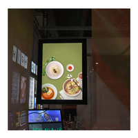 Boîte à lumière magnétique led magnifiquement conçue boîte à lumière magnétique led mince tableau de menu ristorante