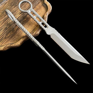 سكين YG826R ذو نصل ثابت مع غمد كايدكس، سكين بقاء للدفاع عن النفس بنصل مستقيم حاد، سكاكين للصيد والتخييم - Product Image 5