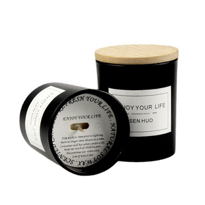 Bougeoir en verre fait main, bougie parfumée d'aromathérapie pour anniversaire romantique - Product Image 1