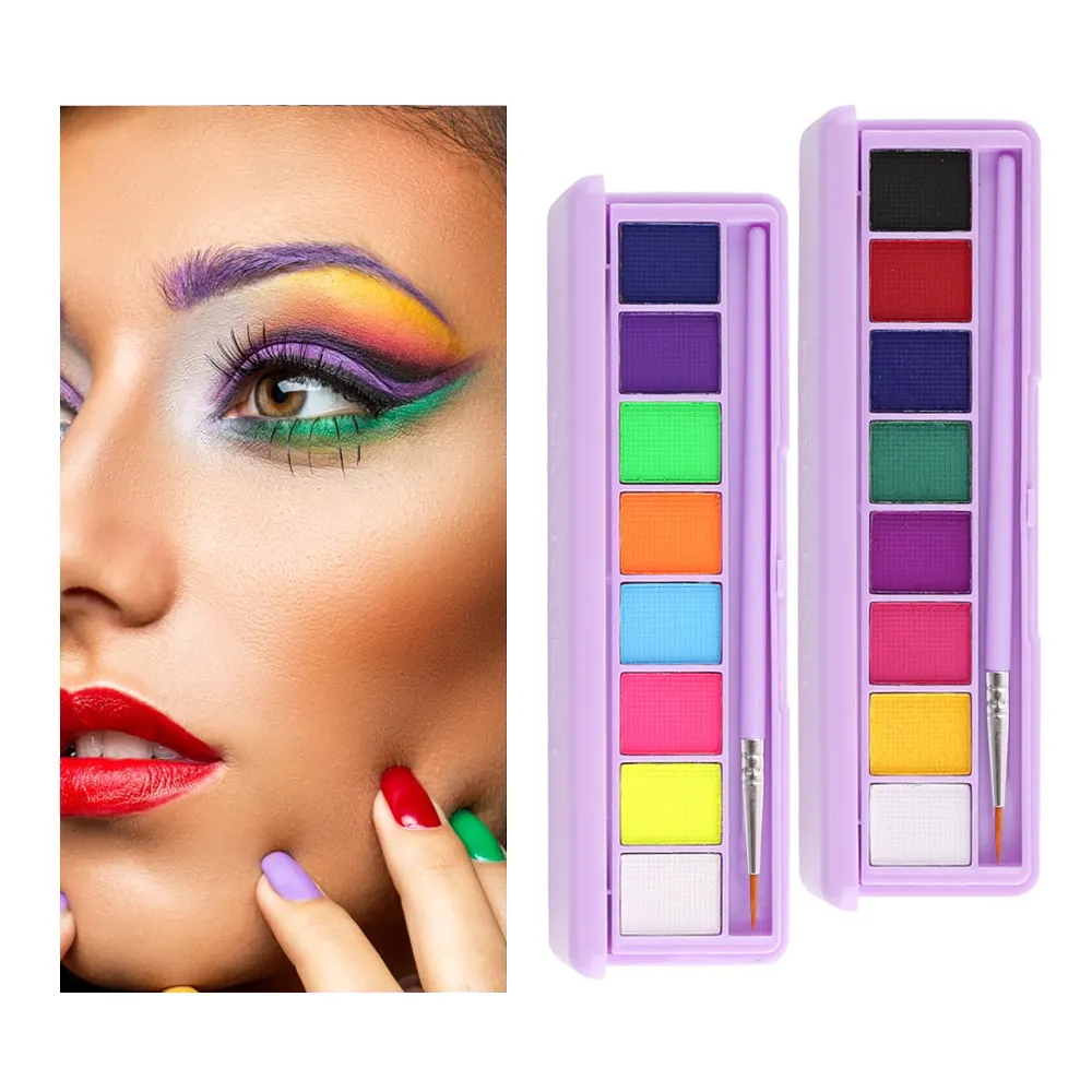 All'ingrosso Kit di pittura professionale Non tossico per il viso crema trucco luminoso Eyeliner vernice per il corpo al Neon