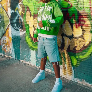 Sudadera con Capucha Oversize Personalizada con Logo, 100% Algodón, 500GSM, Impresión 3D Degradada con Efecto Puff, Cierre de Cremallera, Lavado Ácido Desgastado por el Sol, para Invierno - Product Image 6