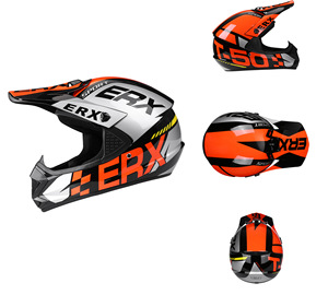 Casco de Motocross con Diseño Gráfico Estilizado, Buena Ventilación, Casco de Seguridad Todoterreno - Product Image 4