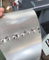 Machine à riveter pneumatique JLKJ, machine pour conduits HVAC, machine pour conduits d'air, machines de fabrication de conduits, fonctionnement facile, rivetage rapide