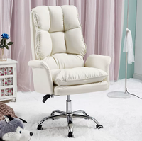 Chaises de bureau en gros, douces et confortables, ergonomiques, à angle réglable, avec rembourrage en éponge, chaise de patron