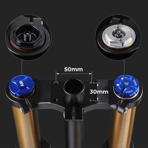 <span class=keywords><strong>Fourche</strong></span> pneumatique pour <span class=keywords><strong>VTT</strong></span>, 36mm, Inter Tube180mm, suspension pneumatique <span class=keywords><strong>de</strong></span> voyage, <span class=keywords><strong>fourche</strong></span> <span class=keywords><strong>de</strong></span> vélo à double couronne - Product Image 6