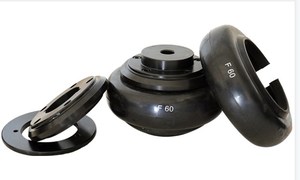 MIGHTY F120B Acoplamiento de neumático flexible de aluminio personalizable OEM con 3525/3020 Taper Bush <span class=keywords><strong>FFX</strong></span> F120F/H Acoplamiento DE NEUMÁTICO - Product Image 2