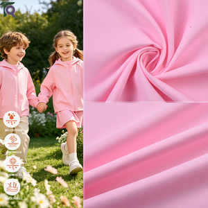 Tissu Pongee enduit PU 100 % polyester 75 GSM, imperméable, respirant et résistant à l'abrasion, idéal pour les manteaux, vestes et parkas de sport (vente en gros) - Product Image 1