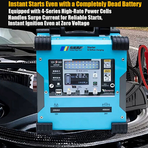 Arrancador de Coches de 2500A y 6200mAh, 12V/24V, 300W, Batería de Emergencia Portátil de Alta Potencia - Product Image 5
