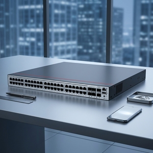 Commutateur réseau d'entreprise S5735-S48P4XE-V2 98012053 Série S5735 avec 48 ports 10/100/1000BASE-T - Product Image 1