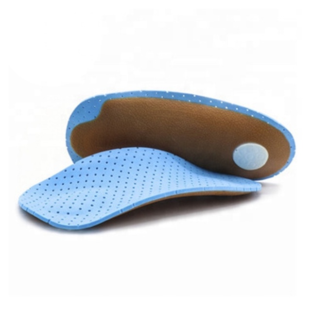 3/4 Length Plantar Fasciitis Arch Support Flat Feet Footcare Orthotics Insoles