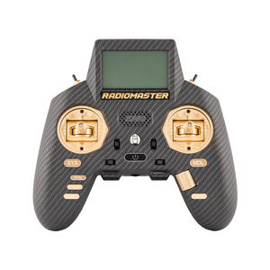 Radiomaster <span class=keywords><strong>Zorro</strong></span> Max <span class=keywords><strong>Radiocommande</strong></span> 2.4GHz 16 Canaux ELRS/4-en-1 Multi-protocoles AG01 Mini Hall Gimbal Émetteur UAV en Fibre de Carbone - Product Image 1