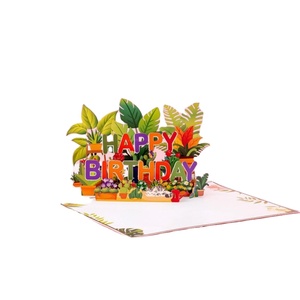 Cartes de vœux uniques pliables 3D amusantes avec enveloppes pour femmes, hommes, enfants, amis - Product Image 3