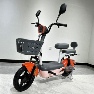 Bicicleta Eléctrica Urbana Económica de 500W 48V, sin Escobillas, 3 Velocidades, Doble Asiento, Cuadro de Acero Reforzado, Batería de Plomo-Ácido - Product Image 3