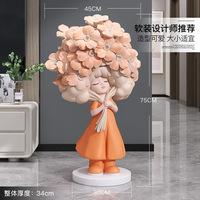 Grand style crème fille salon décorations du sol au plafond accessoires pour la maison cadeaux sonores Bluetooth