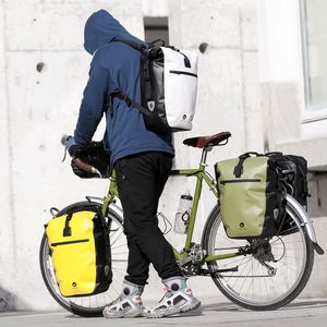 Rhinowalk自行车Pannier多用防水<span class=keywords><strong>MTB</strong></span>自行车Panniers背包后架自行车包装 - Product Image 3
