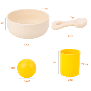 YOUBEIER Tazze per Classificazione <span class=keywords><strong>Colori</strong></span> Certificate CE, Giocattoli Educativi Montessori in Legno, Riconoscimento <span class=keywords><strong>Colori</strong></span> per Bambini, 12 Pezzi Arcobaleno per <span class=keywords><strong>Matematica</strong></span> - Product Image 6