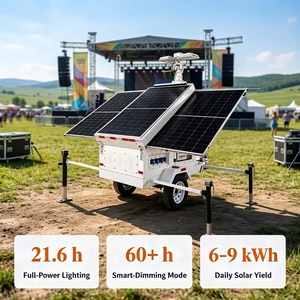 Lampe solaire portable LED diesel standard Chili IP65 DC lumière chaude 3500K avec batterie 14,4 kWh gratuite pour usine - Product Image 4