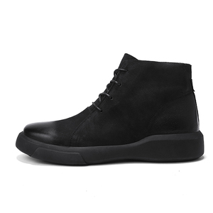Botas de Invierno con Cuello Alto, Forro de Piel, Cuero Genuino, Estilo Casual - Product Image 4