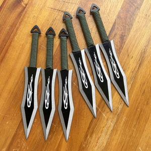 Juego de 6 Cuchillos de Bolsillo Tácticos de Acero Inoxidable de Alta Calidad con Hoja Recta, Personalizables OEM/ODM - Product Image 5