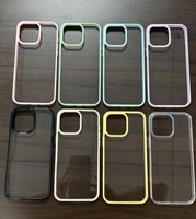 Coque de téléphone portable colorée transparente de conception simple pour IPhone 16 15 14 13 12 11 Pro Max Plus Offre Spéciale de couverture de téléphone