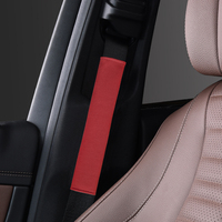 Coussin de ceinture de sécurité de style luxueux pour voiture, en daim doux et respirant, protection universelle pour adultes et enfants